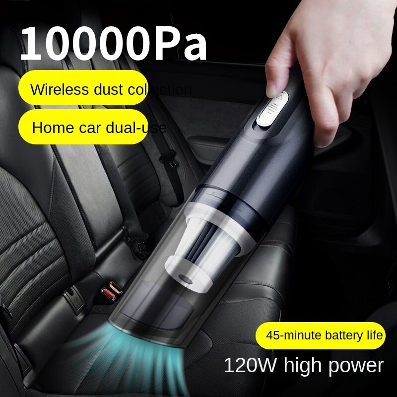 10000Pa Cars Vacuum Cleaner Wireless Handheld Vacuum Cleaner Household High-Power Portable Mini Dust Collector