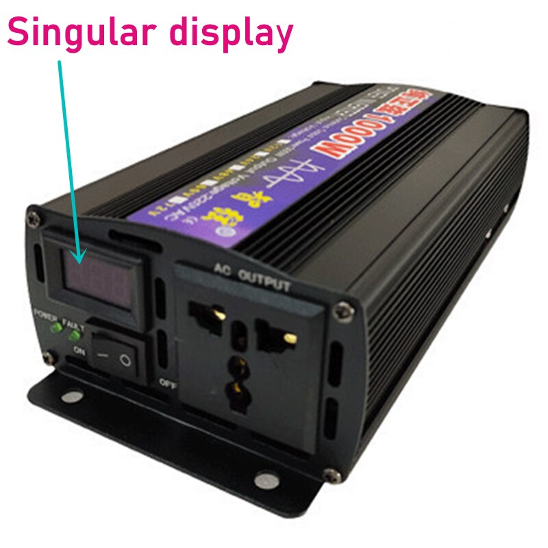 2000W Solar Inverter DC 12V to AC 220V Portable Car Power Inverter Charger Converter Adapter Universal Auto accessories