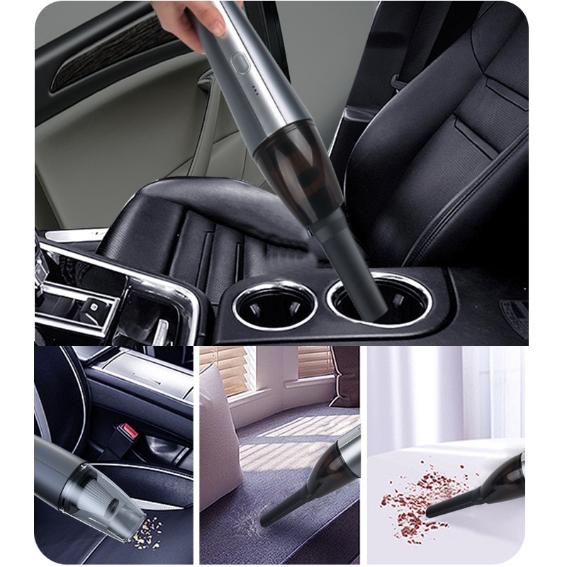 8000Pa Car Vacuum Cleaner Car Home Wireless High-power Mini Strong Suction Car with Portable Handheld Small Vacuum Cleaner