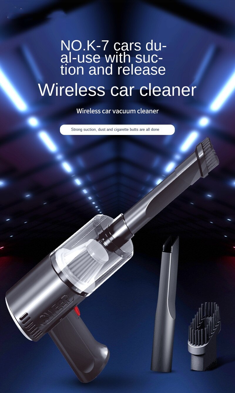 9000Pa Car Cleaner Wireless Car Handheld Portable Vacuum Cleaner High Power Car Small Household Utensils Vacuum Cleaner