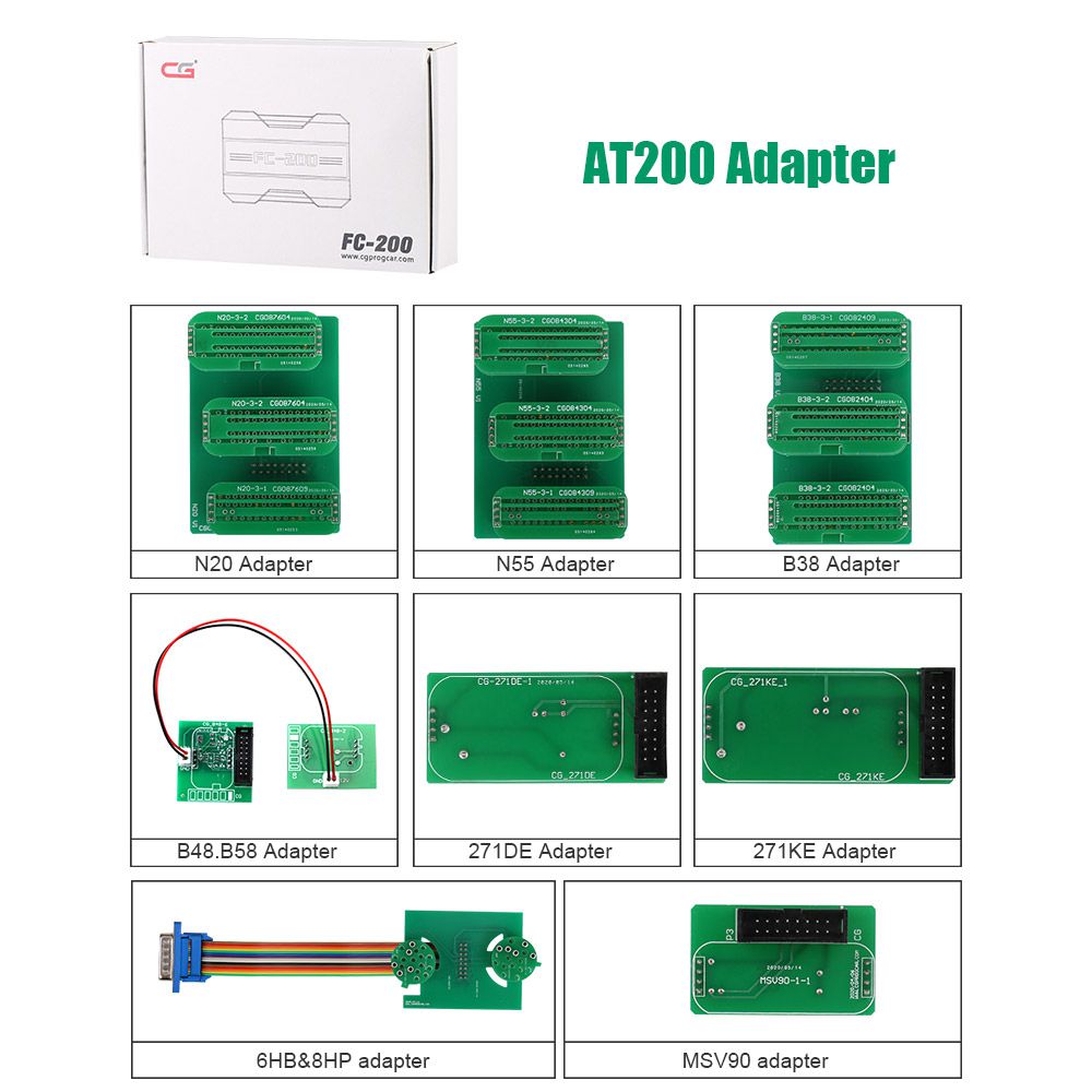 AT200 FC200 New Adapters Set No Need Disassembly including 6HP & 8HP / MSV90 / N55 / N20 / B48/ B58/ B38 etc