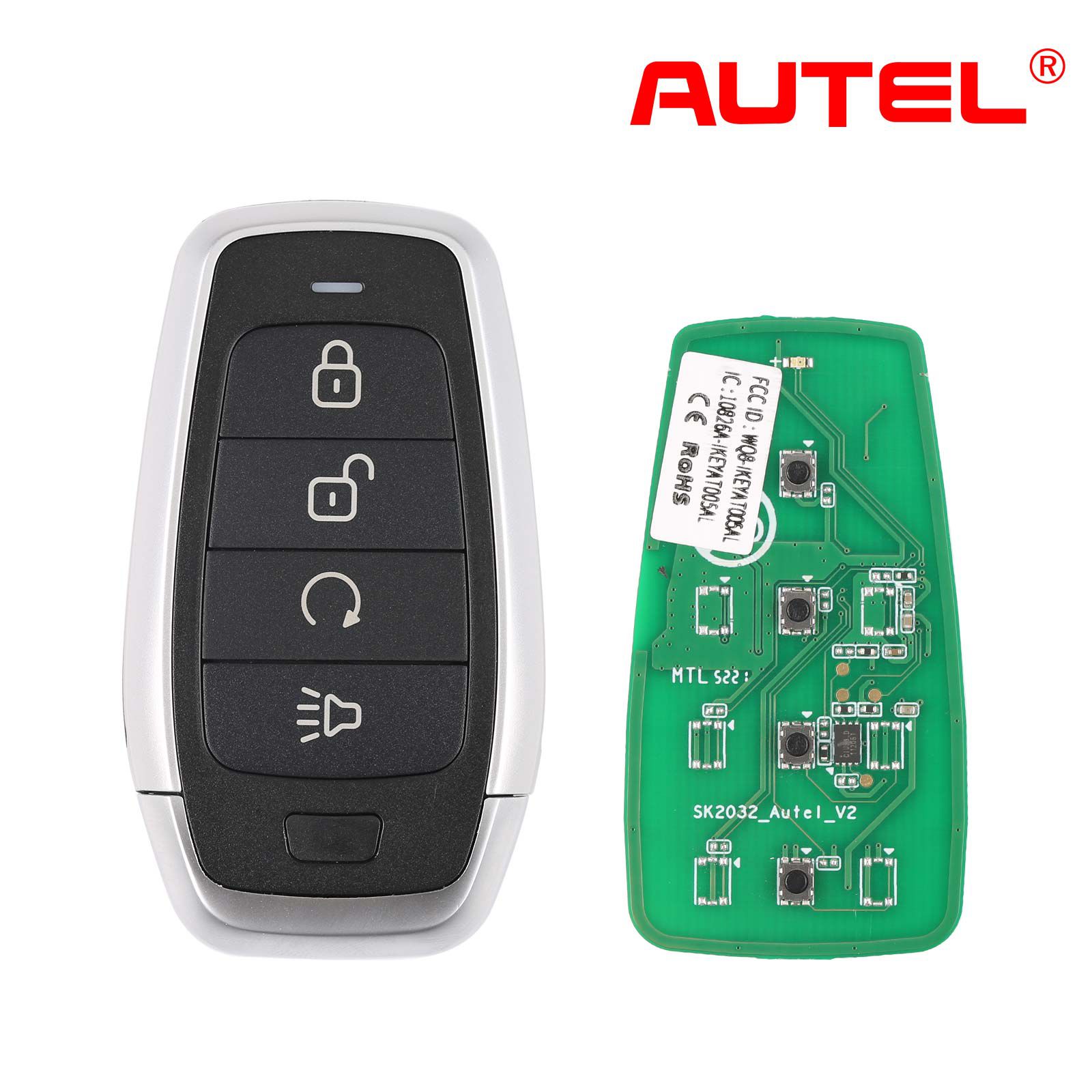 AUTEL IKEYAT004BL 4 Buttons Independent Universal Smart Key 5pcs/lot