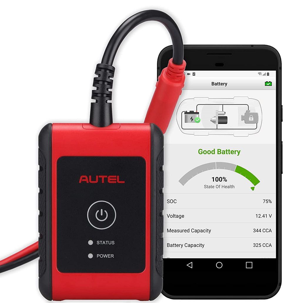 Autel MaxiBAS BT506 Auto Battery and Electrical System Analysis Tool work with MK808BT/ MK808BT PRO/ MX808TS/ MK808TS