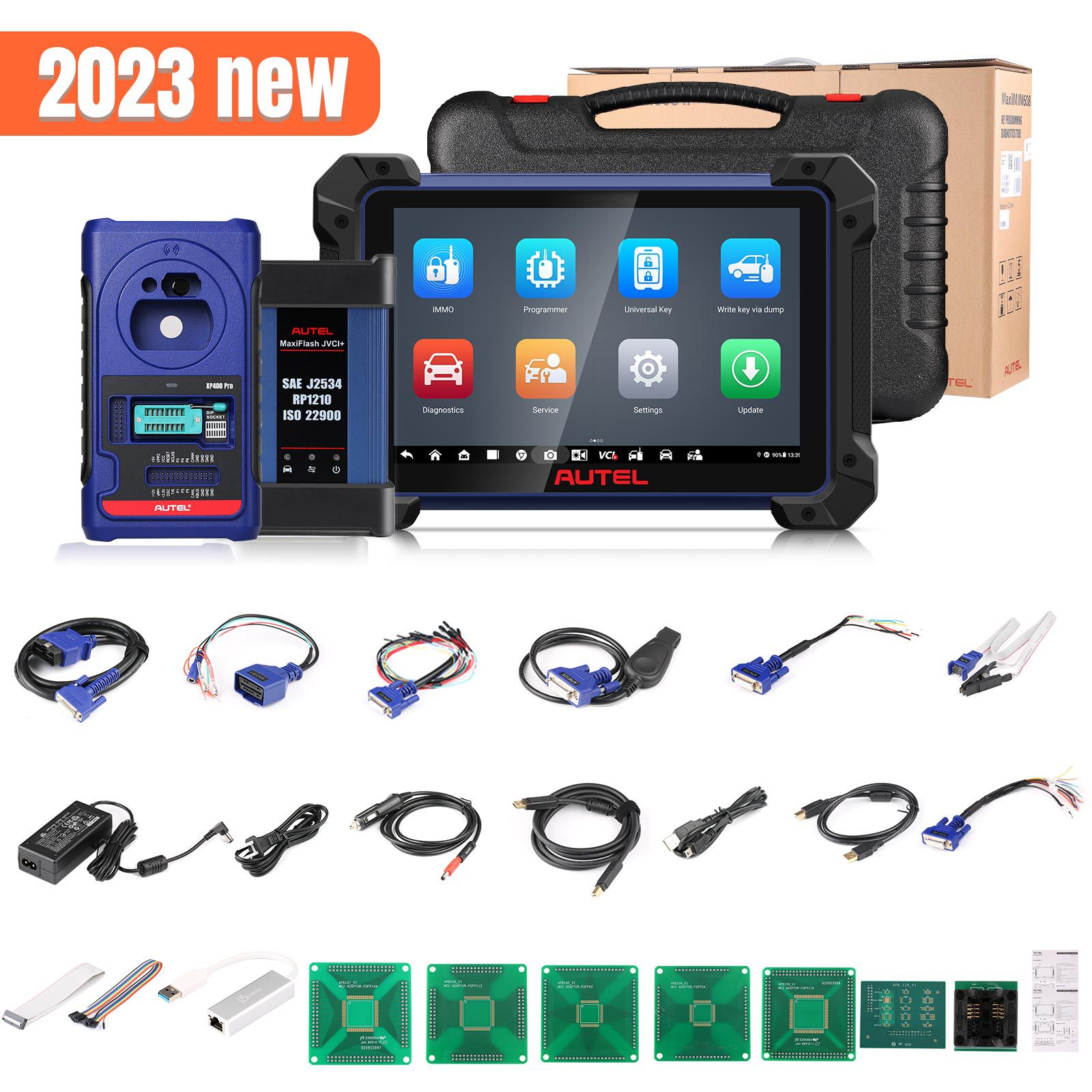 2023 Autel MaxiIM IM608 II IM608 PRO II Full Kit Plus IMKPA Accessories with G-Box2 and APB112 Upgraded Version of Autel IM608 PRO