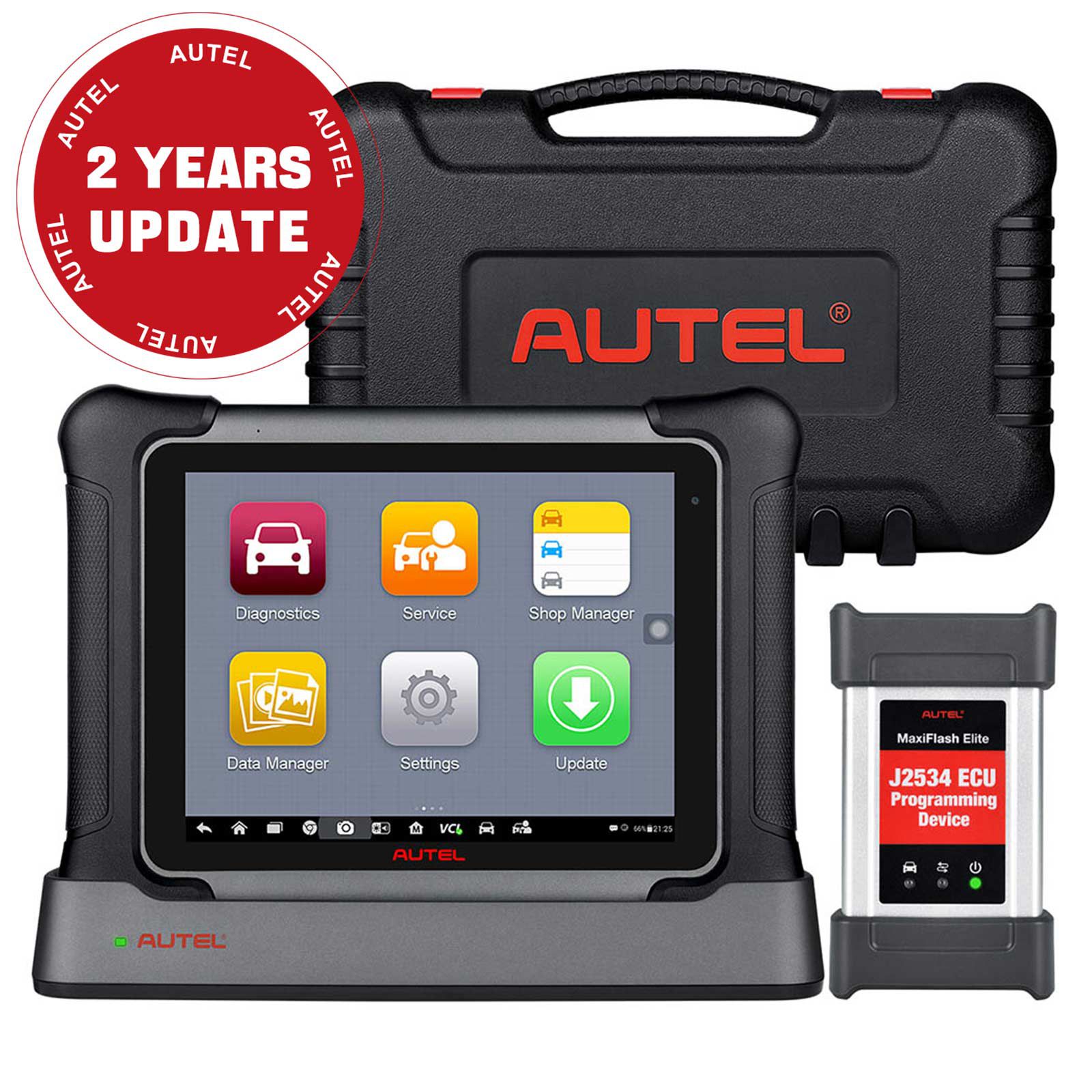 2023 Autel Maxisys Elite II Automotive Diagnostic Tool Support Bi-Directional Control and J2534 ECU Programming