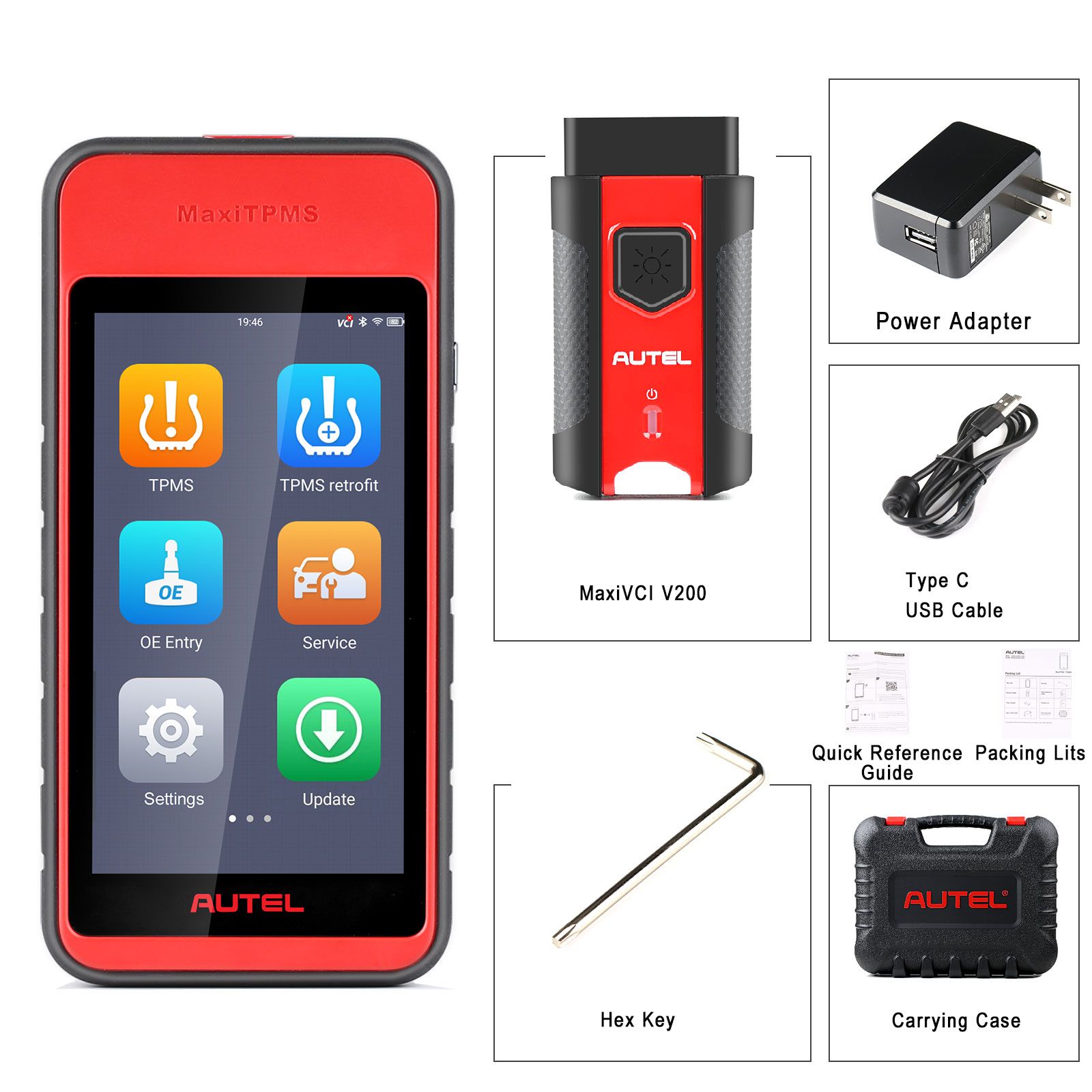 AUTEL MaxiTPMS ITS600 TPMS Relearn Tool Support Sensor Relearn/ Activation/ Programming