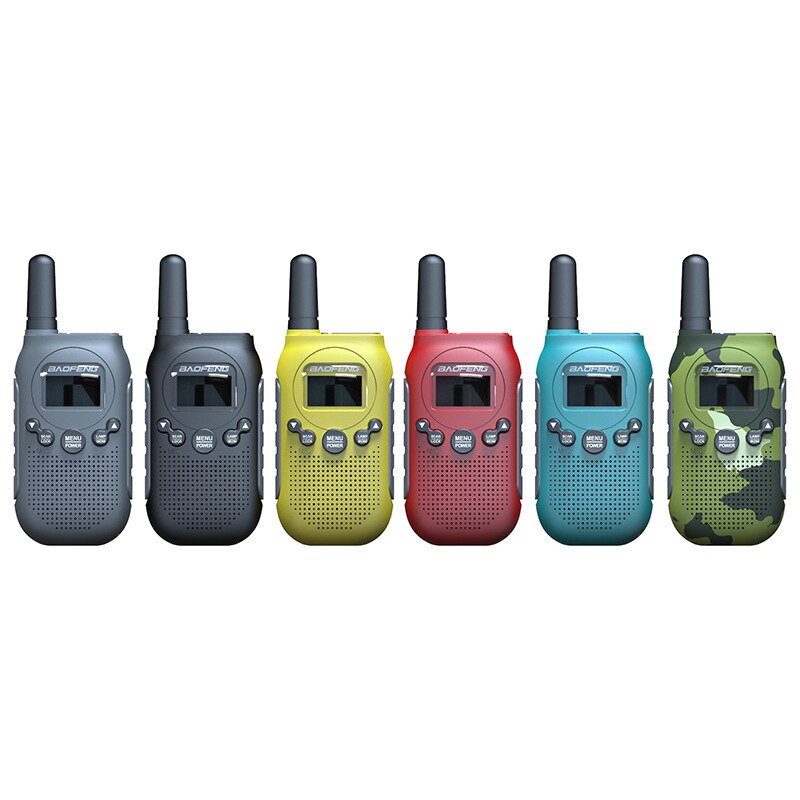 Baofeng Children's Walkie-Talkie BF-T6 Color Mini Children's Toy 0.5W FRS/PMR Car Walkie Talkie Mobile Radio