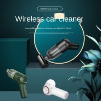 Car vacuum cleaner wireless charging car domestic small cat hair pet high-power hand-held high suction
