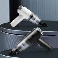 Car vacuum cleaner wireless charging car home wet and dry dual-use mini belt brush pet hair car vacuum cleaner