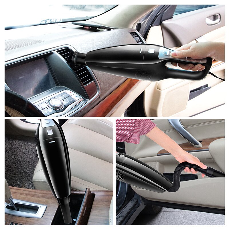 Car vacuum cleaner 120W high power mini car vacuum cleaner hand-held wireless vacuum cleaner auto supplies wholesale