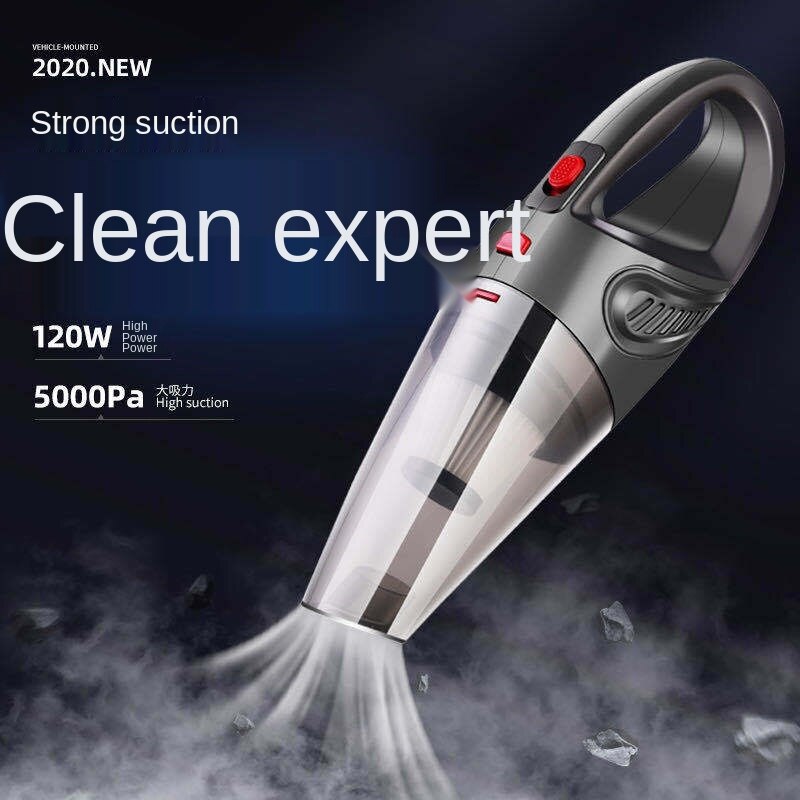 Car vacuum cleaner wireless charging hand vacuum cleaner large suction force wet car home dual-use cleaning