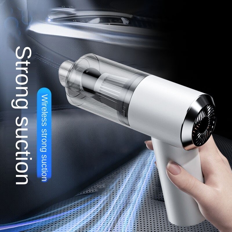 Car vacuum Cleaner Wireless Charging Gun Vehicle Dry and Wet Dual-purpose Dog Mini Pet Hair Auto Cleaner Suction Vacuum Cleaner