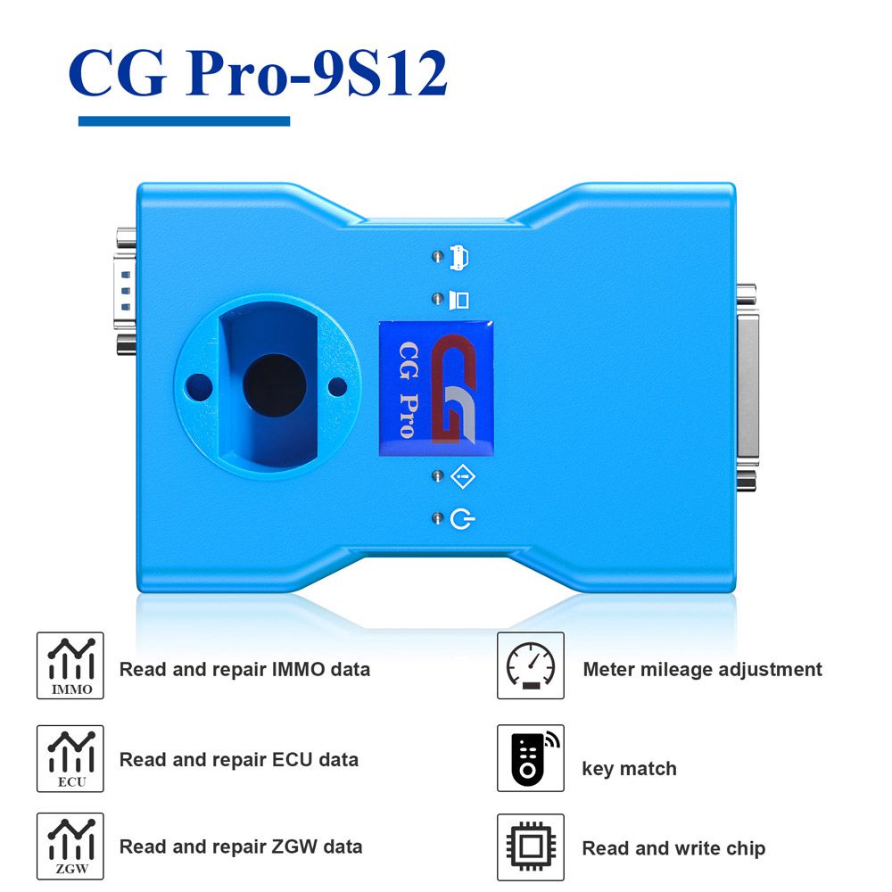  V2.2.9.0 CG Pro 9S12 Programmer Full Version with All Adapters Support 35160WT/ 35080/ 35128