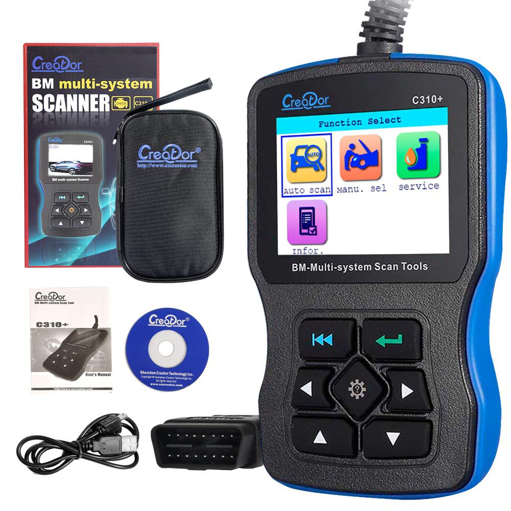 Creator C310+ Code Scanner for BMW/Mini Multi System Scan Tool V11.7 Update Online