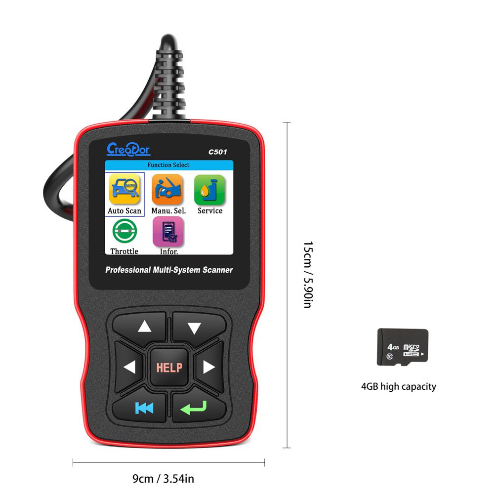 Creator C501 BMW & OBDII/EOBD Multi-System Scanner