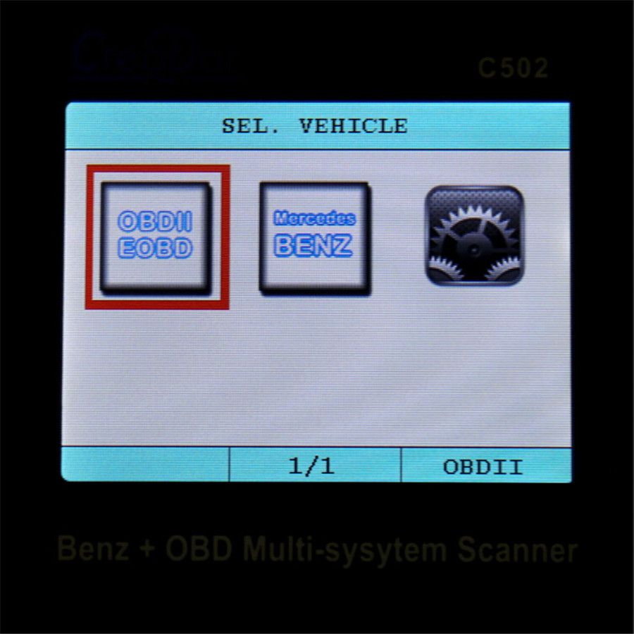 Creator C502 BENZ & OBDII/EOBD Multi-system Scanner