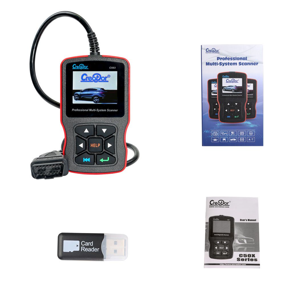 Newest Creator C503 VW + OBD Multi-System Scanner Free Shipping