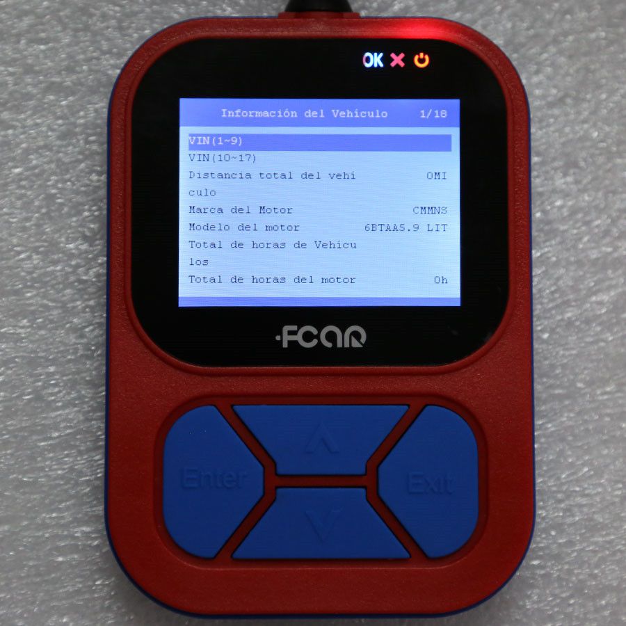 Exclusive Sale Fcar F502 Heavy Duty Handheld Code Reader for J1939 and J1708 Truck Scanner