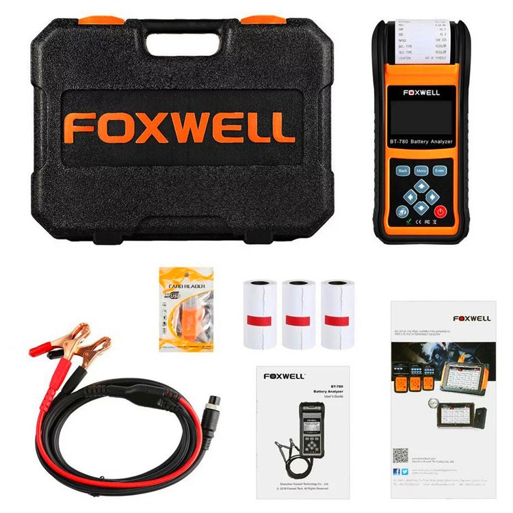 Foxwell BT-780 Battery Analyzer car battery tester 12 v 24 v