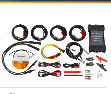 Foxwell OS100 4 Kanalen 70Mhz Bandbreedte Oscilloscoop Kit Automotive Diagnostic Tool