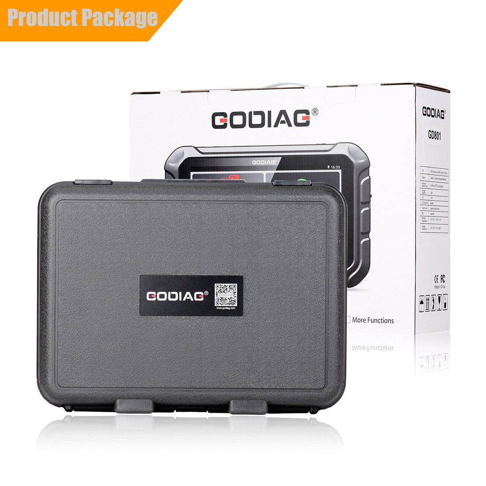 GODIAG GD801 Key Programmer Multi-language Support Mileage Correction ABS EPB TPMS EEPROM etc