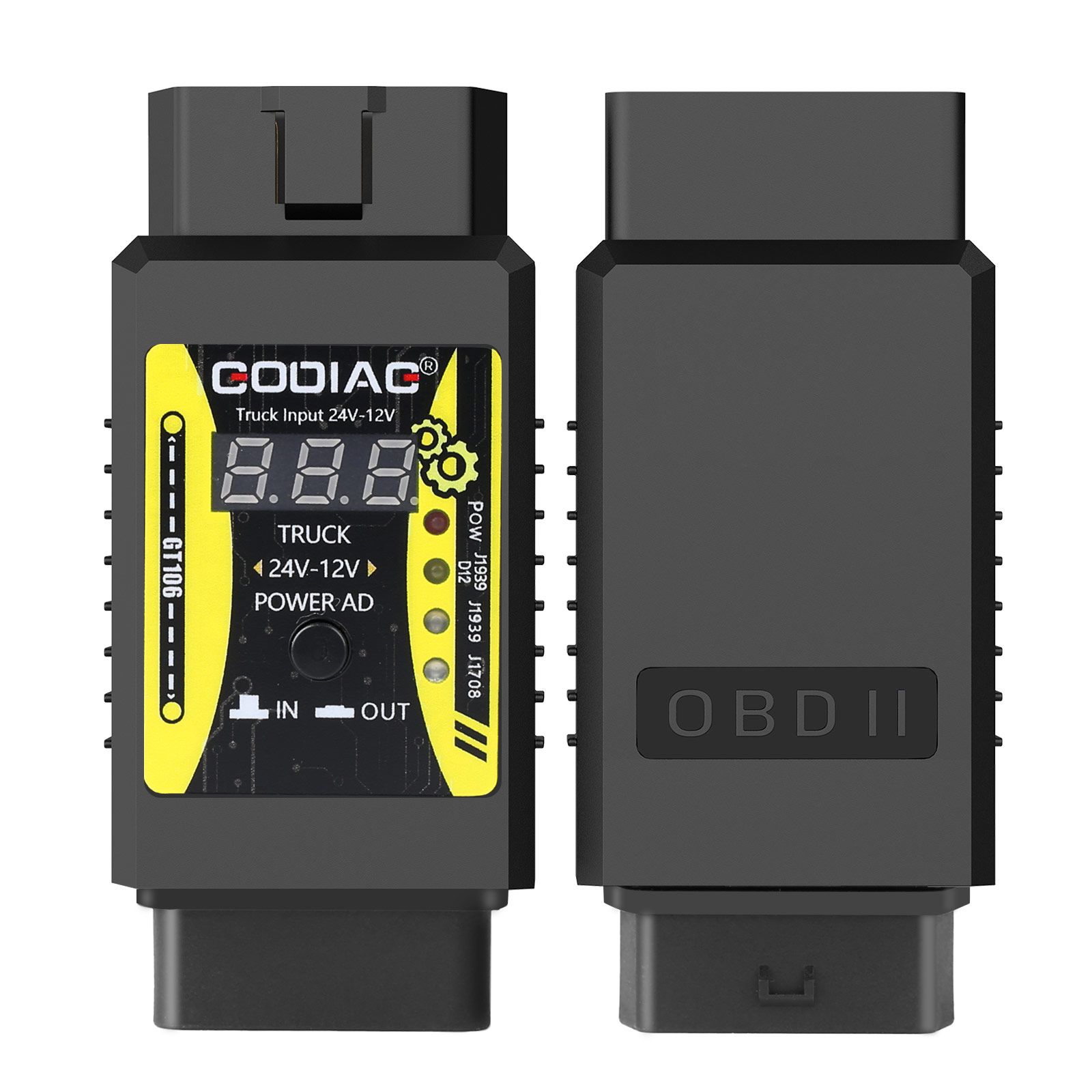 2023 Newest GODIAG GT106 24V to 12V Heavy Duty Truck Adapter for X431 easydiag/ Golo/ M-DIAG/ IDIAG/ ThinkCar/ ICarScan/ Diagun/ GOLO/ DBScar II