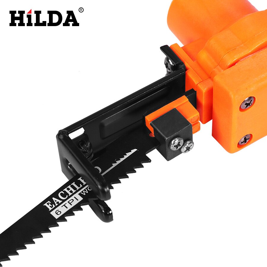 HiLDA Electric Drill Modified Electric Saw Electric Reciprocating Saw Sabre Saw Drill to Scroll Saw Portable Woodworking Cutting