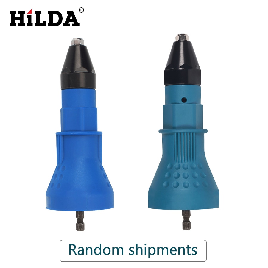 HILDA Electric Riveter Guns Riveting Tool Cordless Riveting Drill Adaptor Insert Nut Tool Riveting Drill Adapter