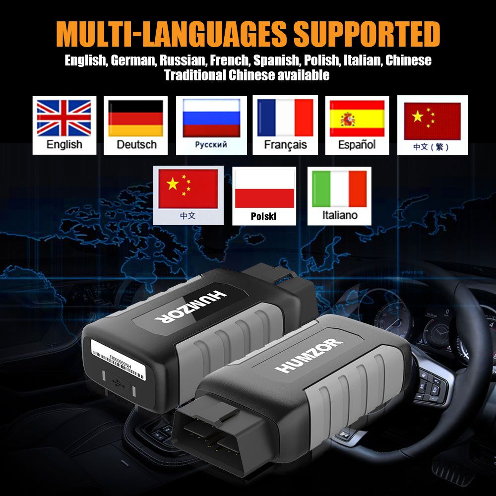 Humzor NexzDAS ND106 Bluetooth Special Function Resetting Tool on Android & IOS for ABS, TPMS, Oil Reset, DPF