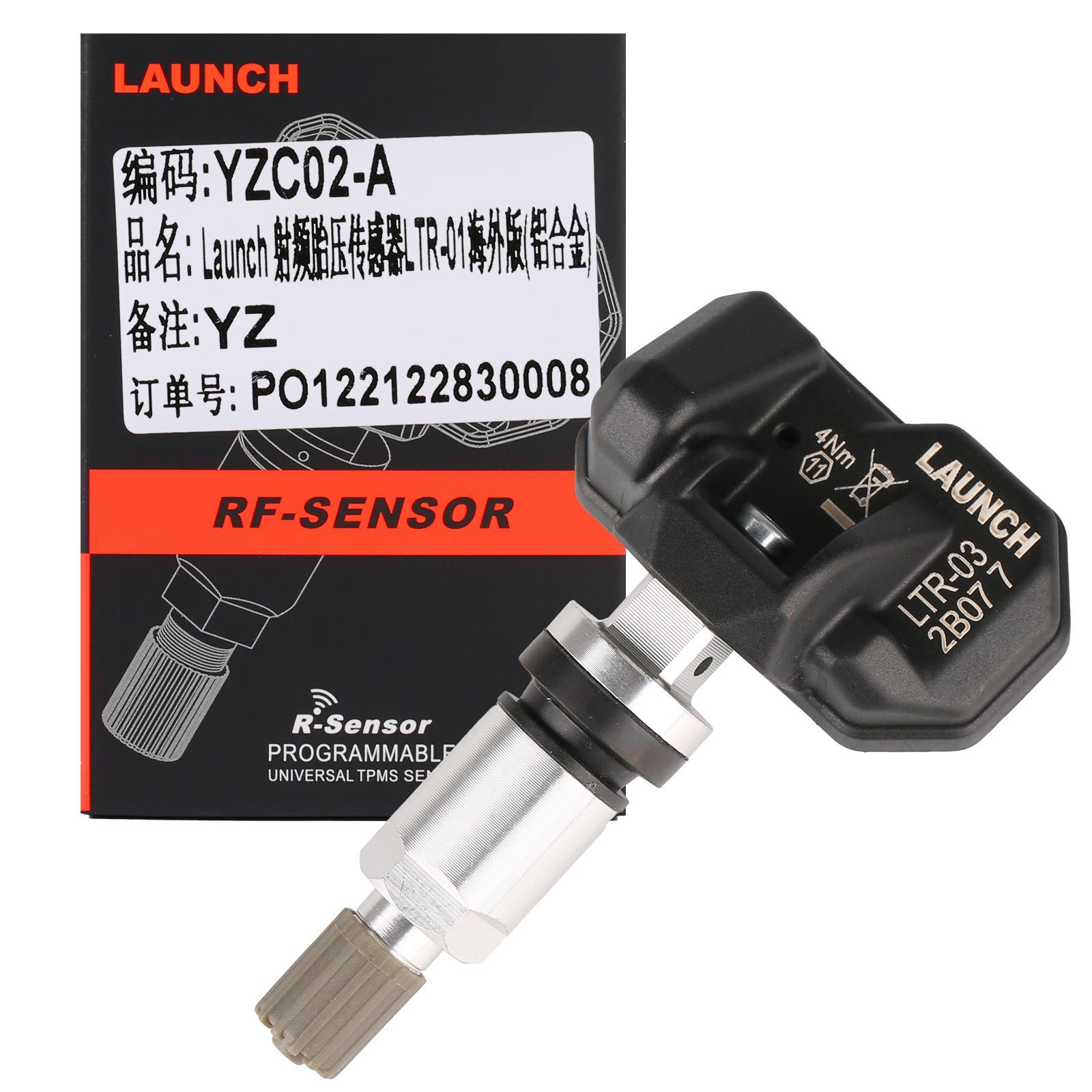 LAUNCH LTR-03 RF Sensor 315MHz & 433MHz TPMS Sensor Tool Metal & Rubber Free Shipping