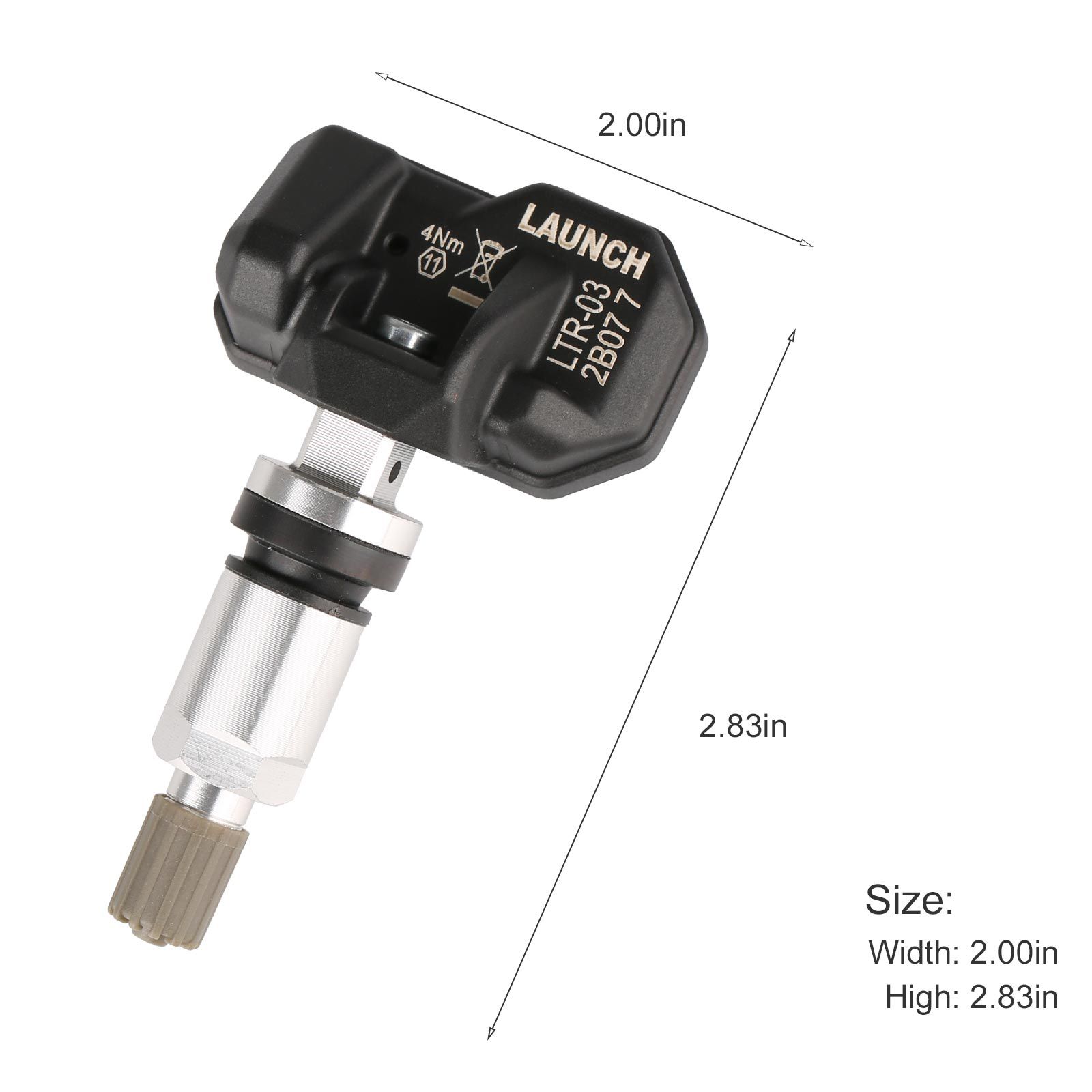 LAUNCH LTR-03 RF Sensor 315MHz & 433MHz TPMS Sensor Tool Metal & Rubber Free Shipping