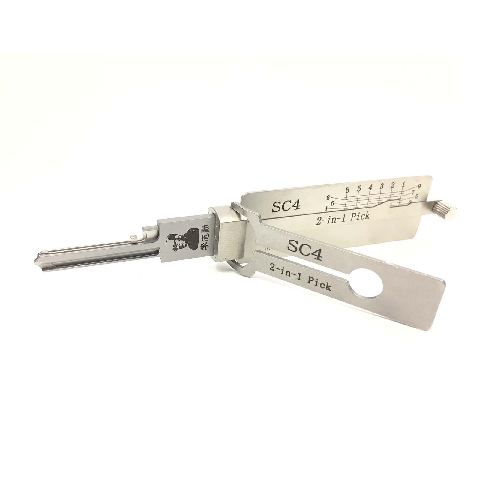 2022 New LISHI SC4 Civil Schlage 6 Bitting 2-in-1 Tool