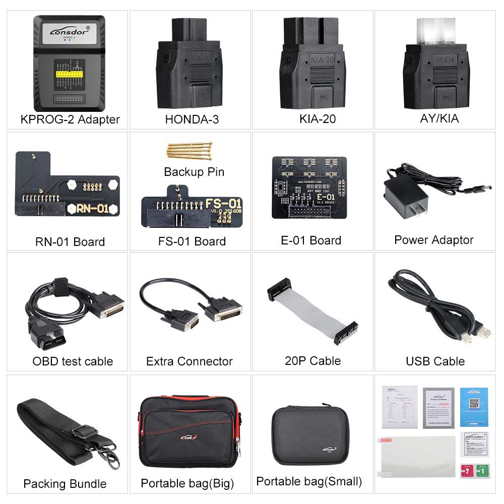 Lonsdor K518ISE Programmer Plus Lonsdor LKE Smart Key Emulator 5 in 1 Full Package