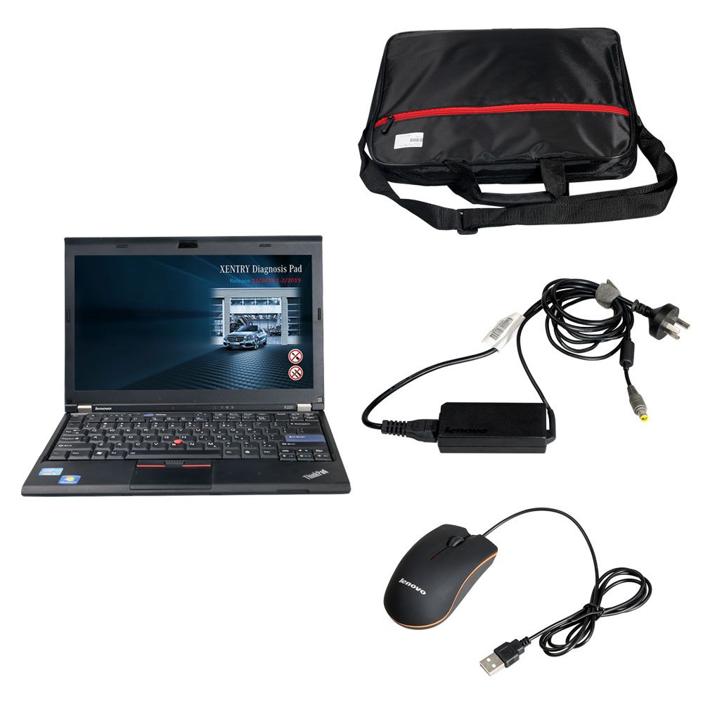 V2023.3 MB SD C4 Plus Support Doip with SSD on Lenovo X220 Laptop Software Installed Ready to Use Free Shipping by DHL