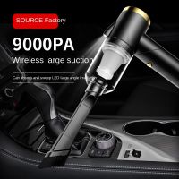 Mini car vacuum cleaner wireless rechargeable high-power portable handheld 9000pa folding vacuum cleaner