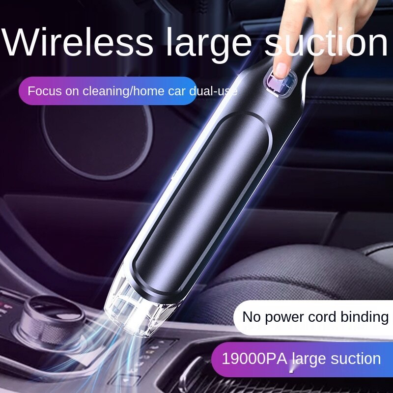 New car vacuum cleaner wireless mini car car vacuum cleaner portable handheld dry and wet