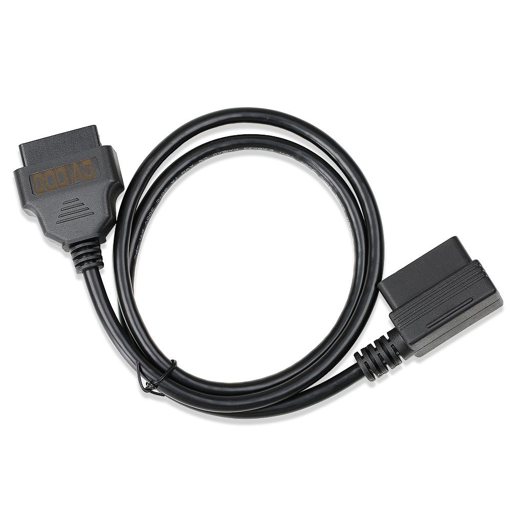 Obd2 16pin Male to Female Extension Cable Diagnostic Extender 100cm