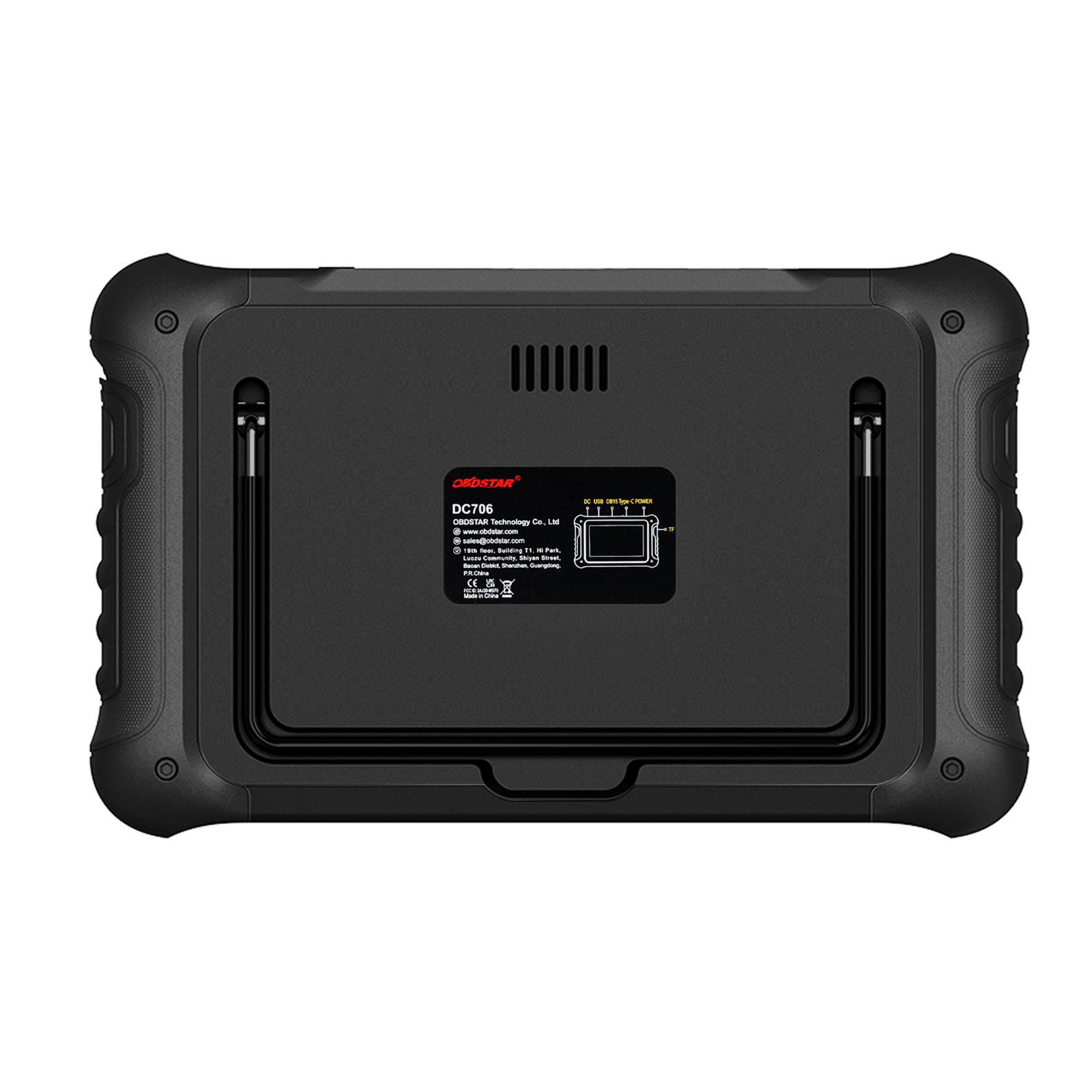 2023 OBDSTAR DC706 ECU Tool for Car and Motorcycle with ECM+TCM+BODY ECU Clone by OBD or BENCH