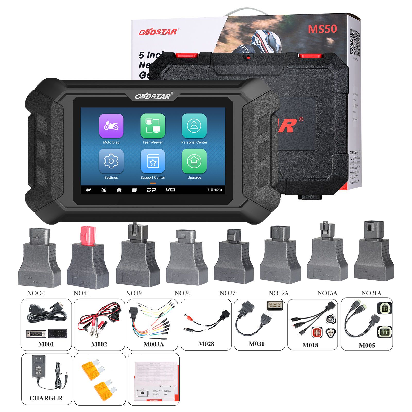 OBDSTAR MS50 Motorcycle Scanner Motorbike Diagnostic Tool Free Update Online