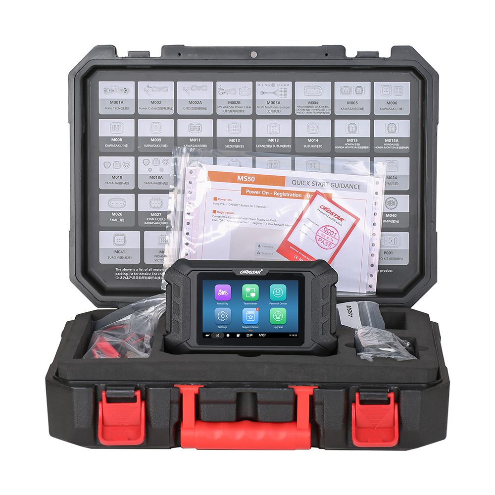 OBDSTAR MS50 Motorcycle Scanner Motorbike Diagnostic Tool Free Update Online