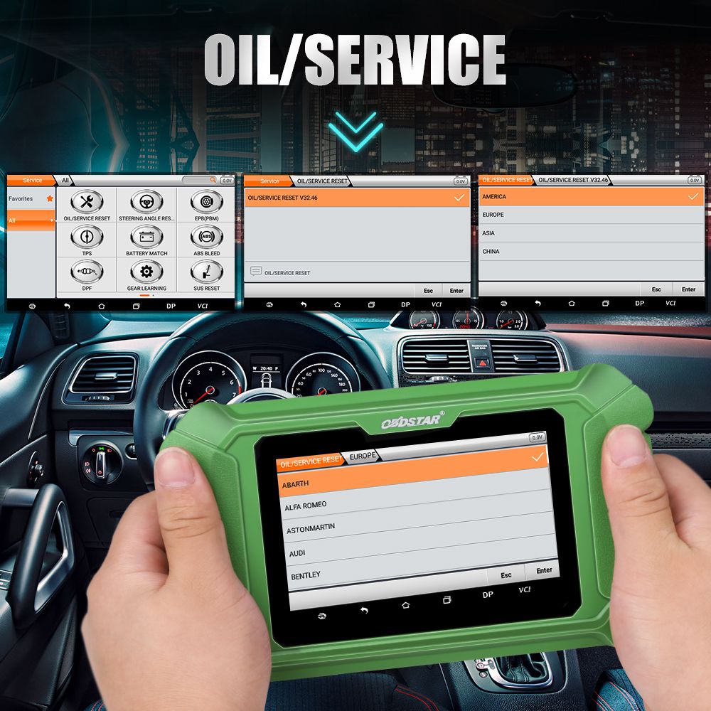  OBDSTAR X200 Pro2 Oil Reset Tool Support Car Maintenance to Year 2021