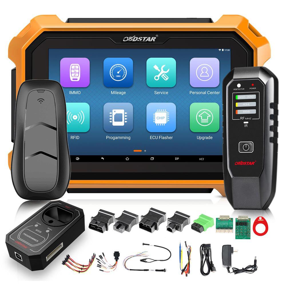 OBDSTAR X300 DP Plus Full Version with Key Sim 5 In 1 Simulator Get Free Renault Convertor and FCA 12+8 Adapter