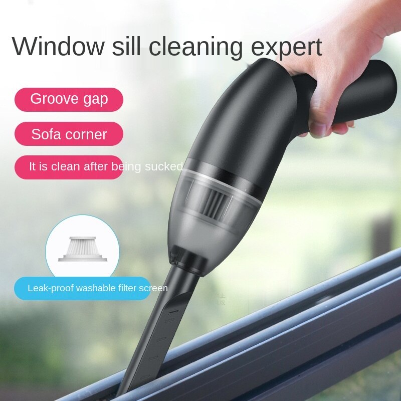 Portable Handheld Vacuum Cleaner Window Vacuum Cleaner Desktop Keyboard Cleaner Large Suction Wireless Vacuum Cleaner