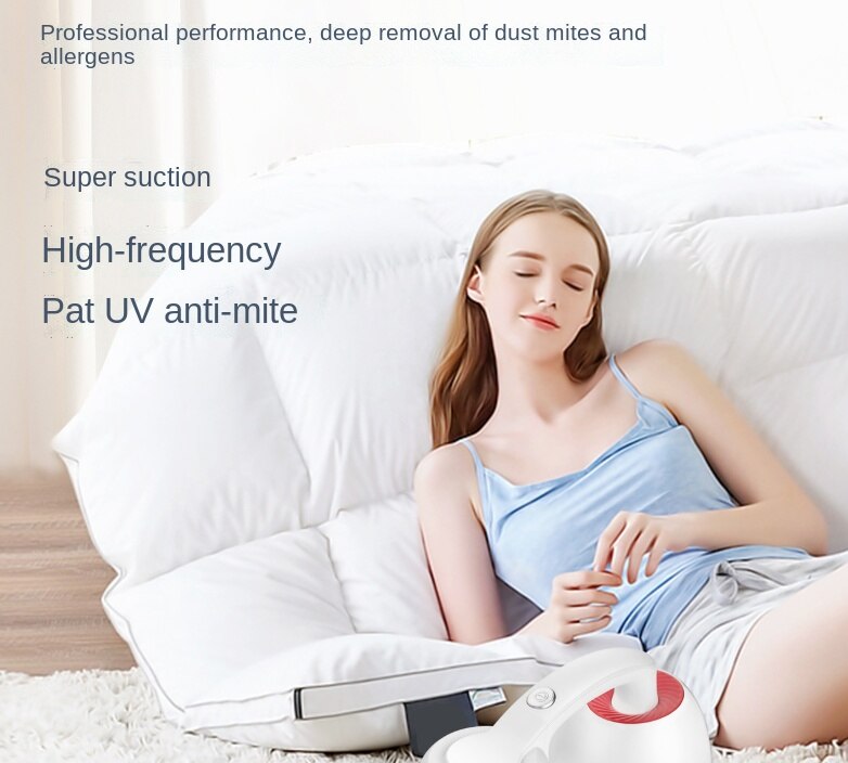 Portable Household Vacuum Cleaner Handheld Mites Instrument Bed UV Anti-Mite Wired car Vacuum Cleaner