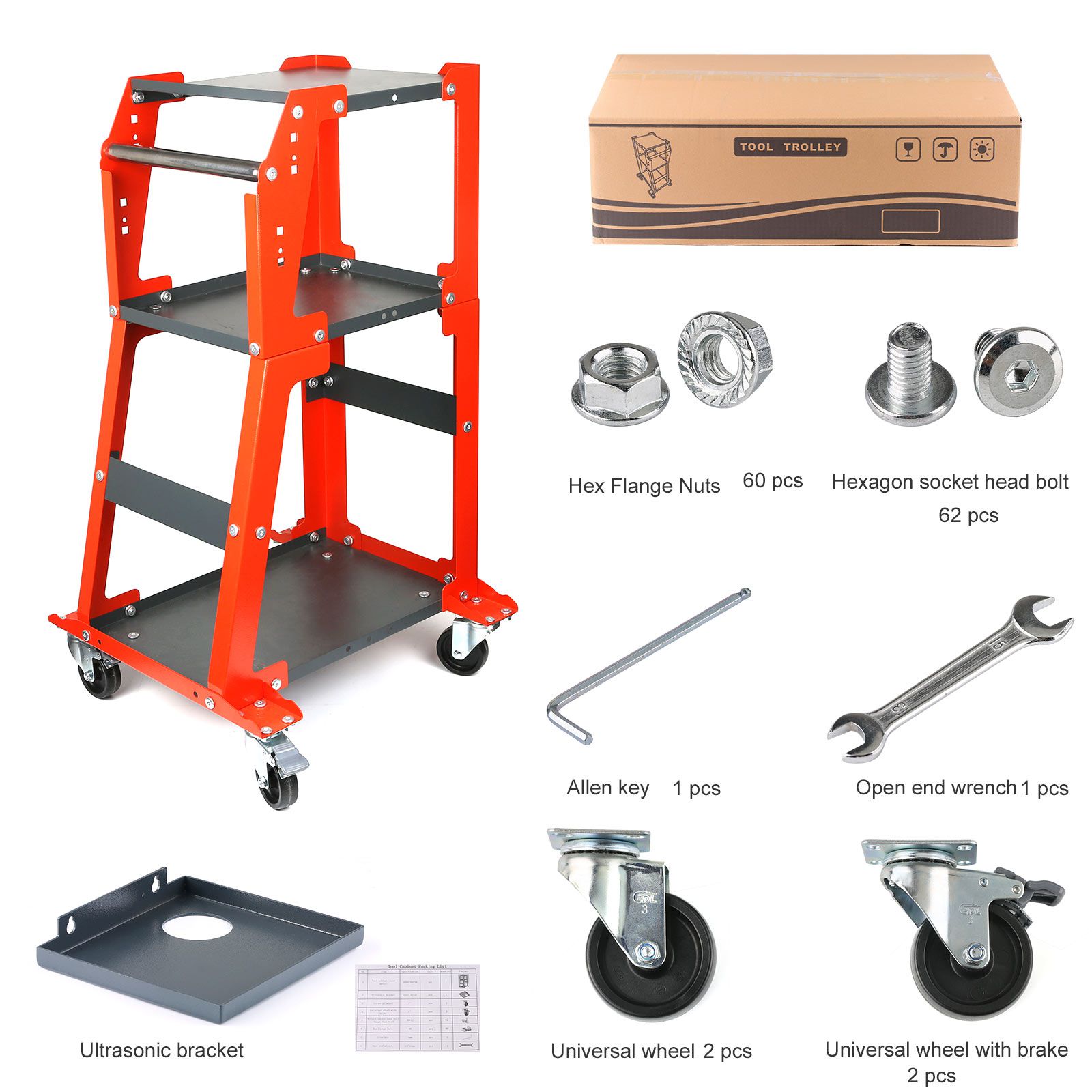 SUMMARY Cabinet With 4 Rollers Used With SUMMARY POWERJET Injector Cleaner & Tester Machines