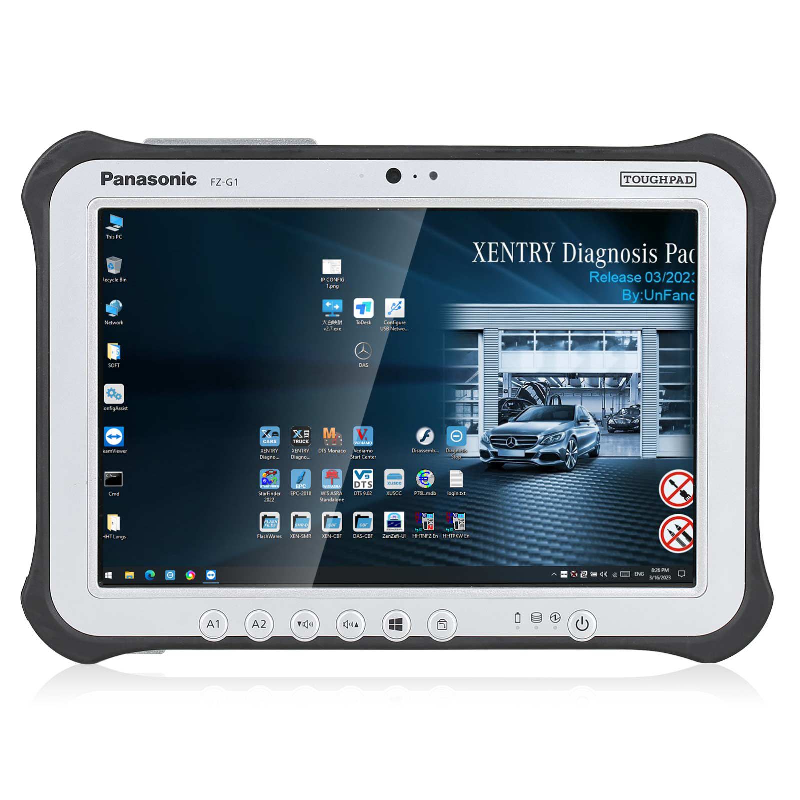 2023 Super MB Pro M6+ Full Version DoIP Benz With V2023.3 SSD Plus Panasonic FZ-G1 I5 3rd Generation Tablet 8G Ready to Use