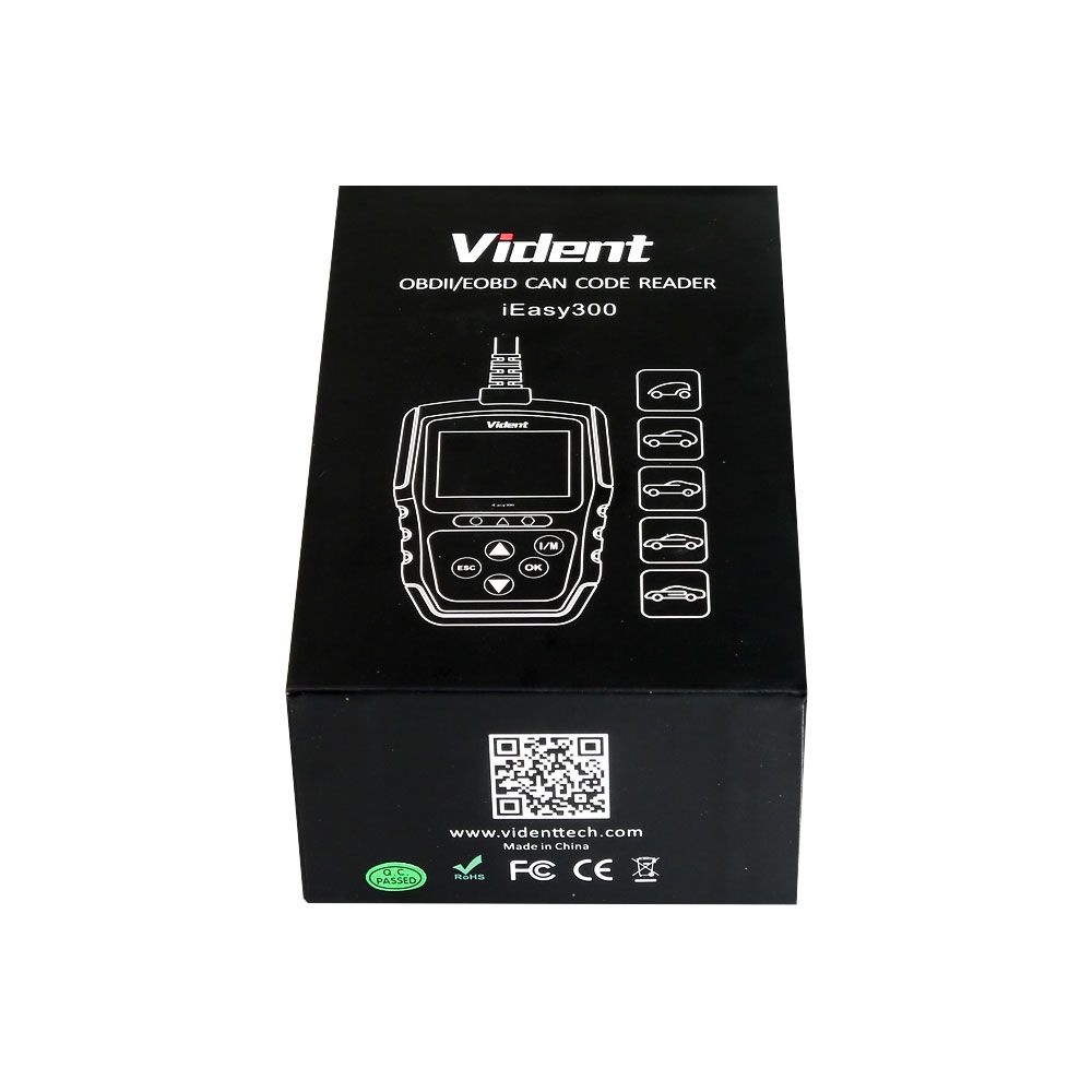 VIDENT iEasy300 CAN OBDII/EOBD Code Reader Free Update Online for 3 Years