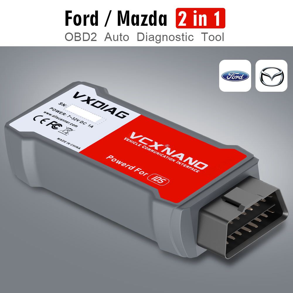 VXDIAG VCX Nano for Ford/Mazda 2 in 1 with IDS V129 Diagnostic Tool