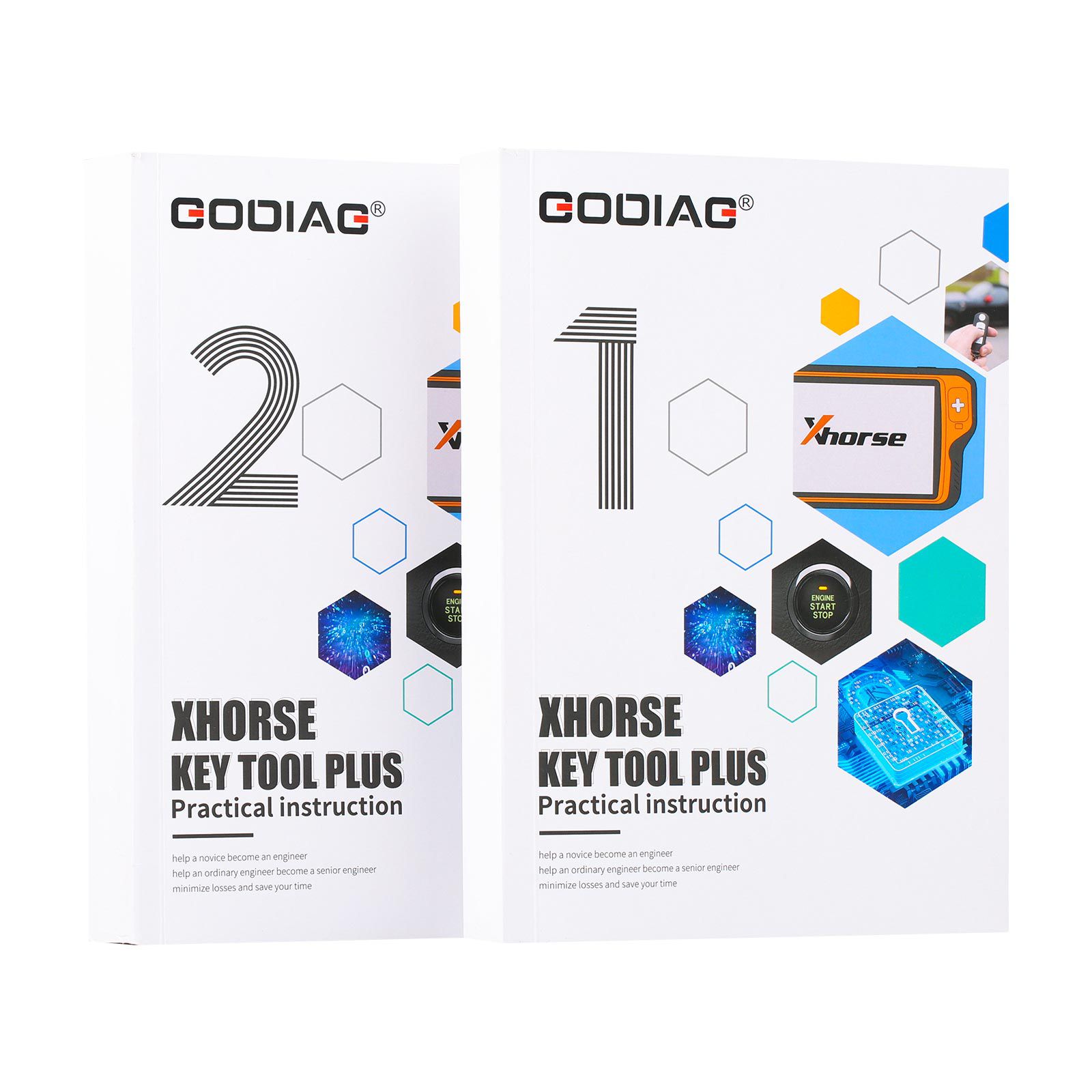 Original Xhorse VVDI Key Tool Plus Pad Global Advanced Version All-in-One Programmer Get Free Practical Instruction 1&2 Two Books