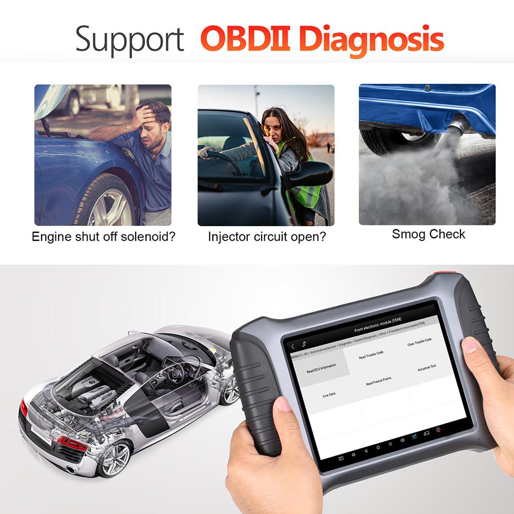 XTOOL A80 Pro Full System Diagnosis Tool Support Benz and BMW Online Programming